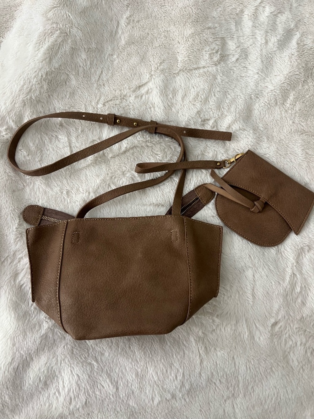 Anthropologie Mini Satchel Bucket Bag